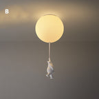 Serene Birch - Bear Nursery Ceiling Light Childrens Lighting