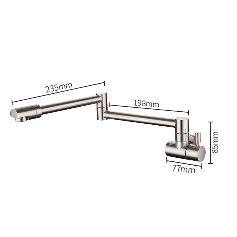 Minimal Cobalt - Modern Pot Filler Faucet Tap Wall Mounted Faucet