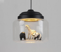 Zephyr Umber - Animal Pendant Light for Nursery Childrens Lighting