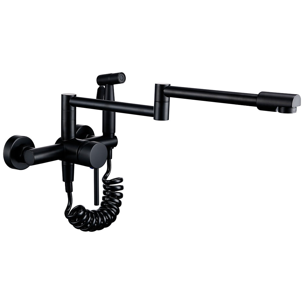Sand Moor - Modern Kitchen Pot Filler Faucet Kitchen Faucet with Sprayer