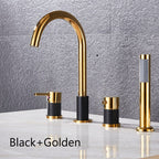 Sage Crescent - Modern Bathtub Faucet Deck Mount Tub Faucet