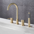 Sage Crescent - Modern Bathtub Faucet Deck Mount Tub Faucet