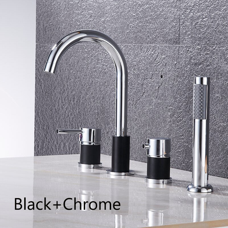 Sage Crescent - Modern Bathtub Faucet Deck Mount Tub Faucet
