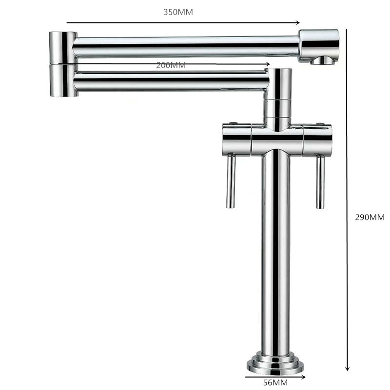 Woven Tide - Deck Mounted Pot Filler Faucet