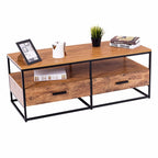 Minimal Field - Wood Coffee Table with Storage