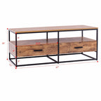 Minimal Field - Wood Coffee Table with Storage