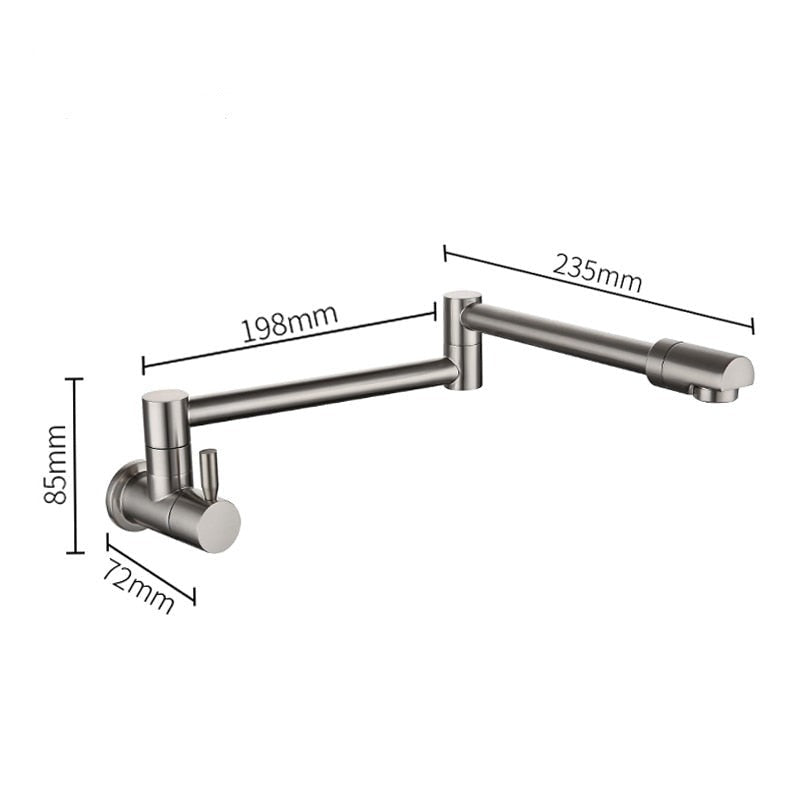 Minimal Cobalt - Modern Pot Filler Faucet Tap Wall Mounted Faucet