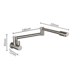 Minimal Cobalt - Modern Pot Filler Faucet Tap Wall Mounted Faucet