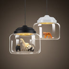 Zephyr Umber - Animal Pendant Light for Nursery Childrens Lighting