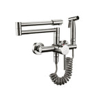 Sand Moor - Modern Kitchen Pot Filler Faucet Kitchen Faucet with Sprayer
