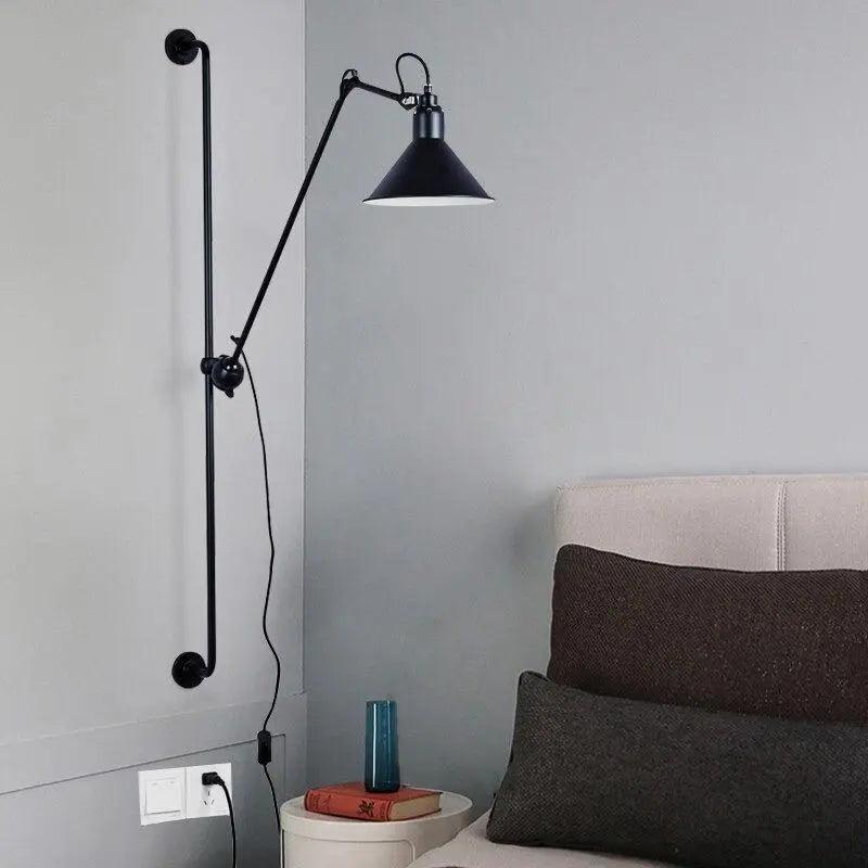 Pebble Glow - Industrial Plug In Wall Sconce
