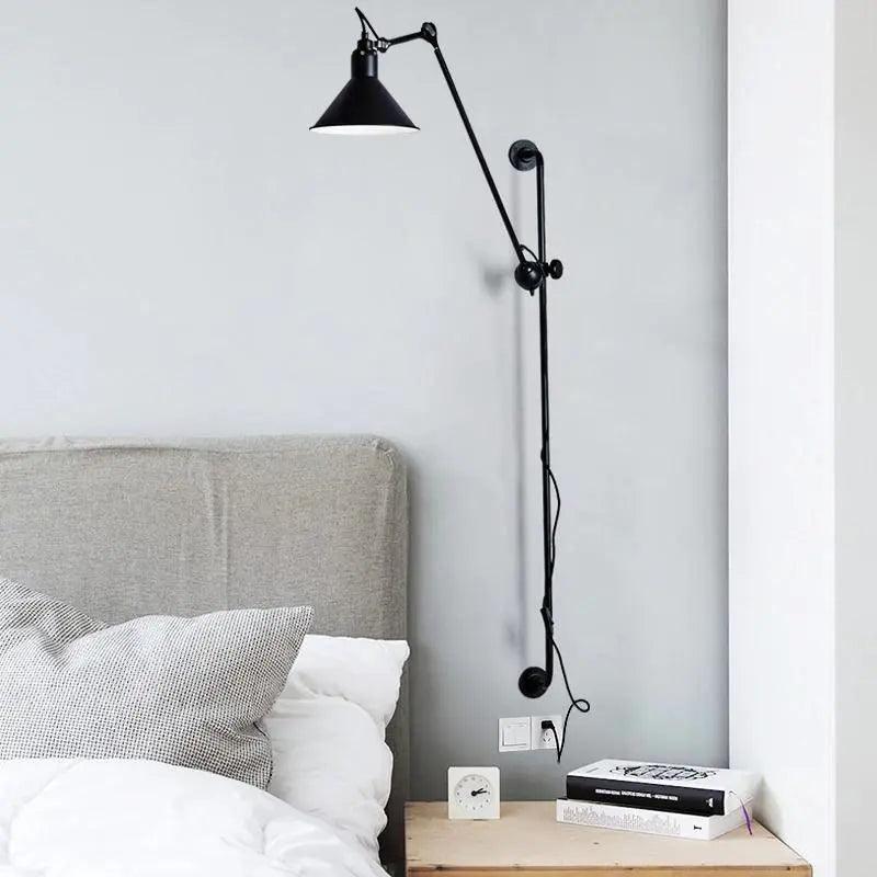 Pebble Glow - Industrial Plug In Wall Sconce