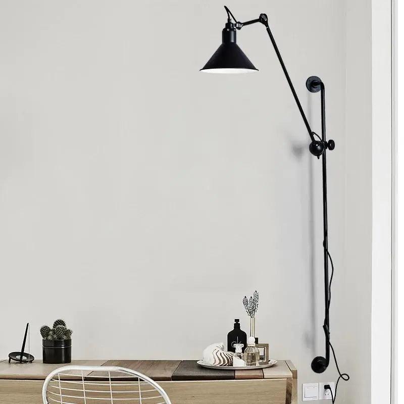Pebble Glow - Industrial Plug In Wall Sconce