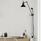Pebble Glow - Industrial Plug In Wall Sconce