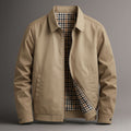 Hayden Cotton Harrington Jacket – Snap Cuff Plaid Lined Zip Front Outerwear