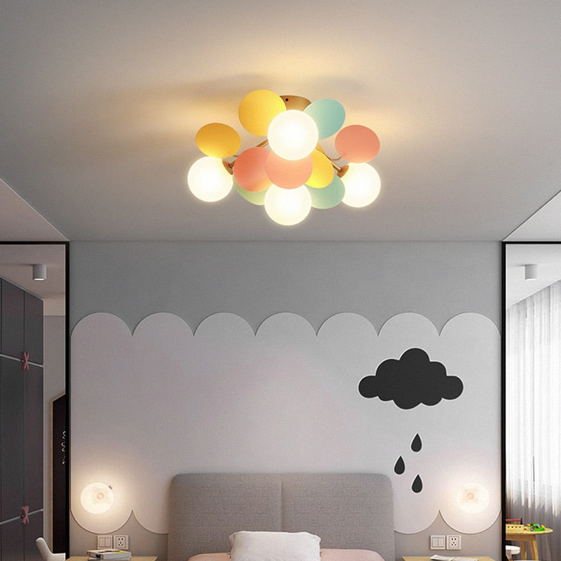 Ashen Bay - Modern Nursery Ceiling Light For Childrens Lighting