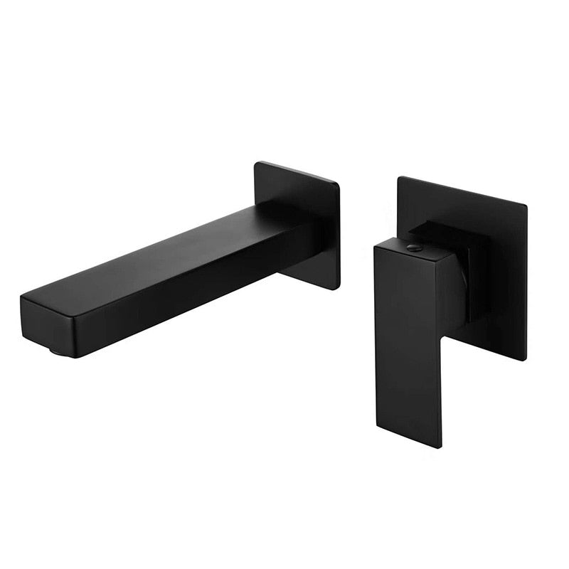 Drift Fjord - Modern Wall Mount Waterfall Bathroom Faucet