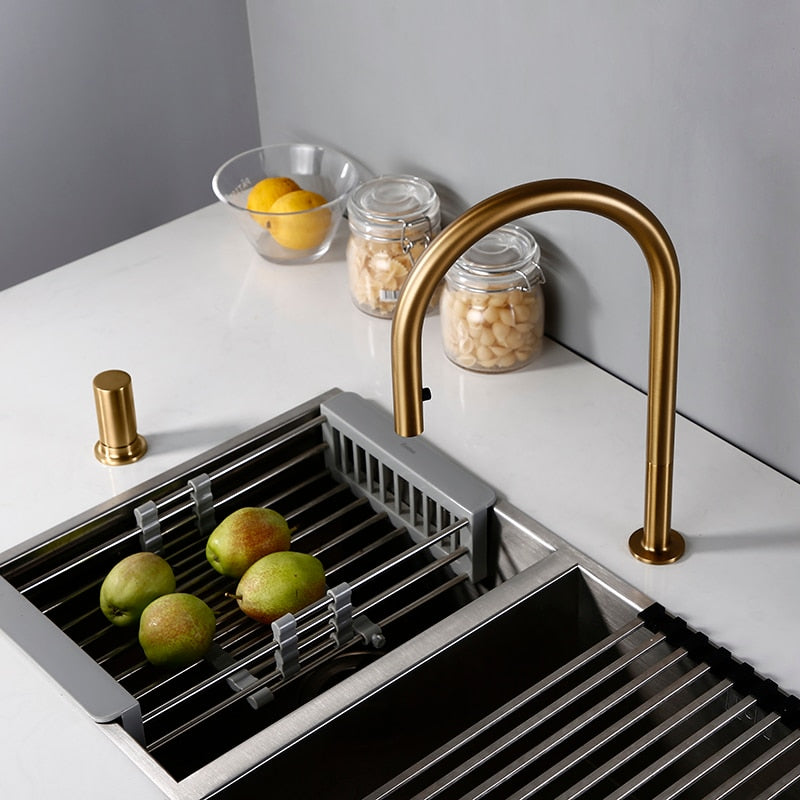 Calm Glade - Modern Kitchen Faucet with Sprayer
