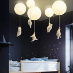 Serene Birch - Bear Nursery Ceiling Light Childrens Lighting