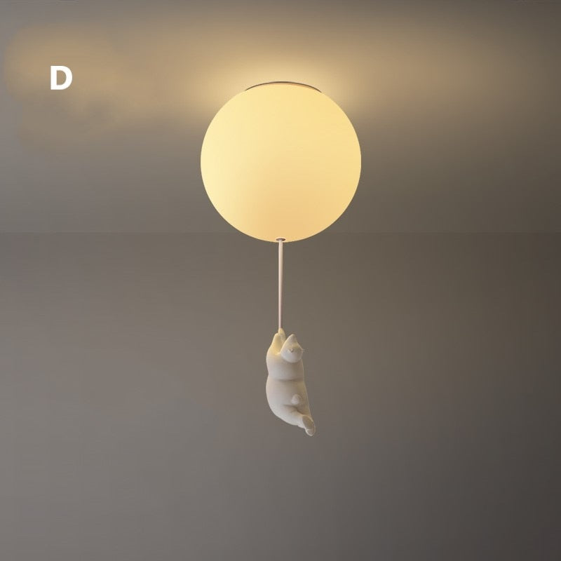 Serene Birch - Bear Nursery Ceiling Light Childrens Lighting