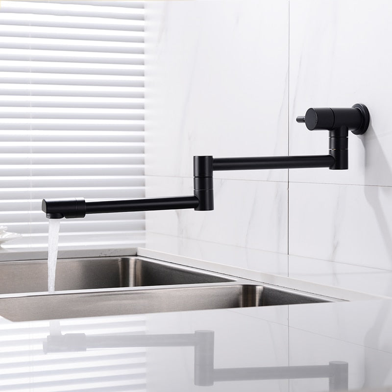Minimal Cobalt - Modern Pot Filler Faucet Tap Wall Mounted Faucet