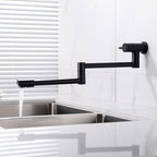 Minimal Cobalt - Modern Pot Filler Faucet Tap Wall Mounted Faucet