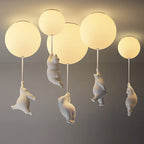 Serene Birch - Bear Nursery Ceiling Light Childrens Lighting