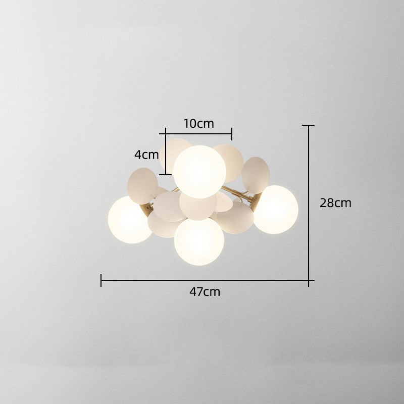 Ashen Bay - Modern Nursery Ceiling Light For Childrens Lighting