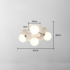 Ashen Bay - Modern Nursery Ceiling Light For Childrens Lighting