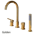 Sage Crescent - Modern Bathtub Faucet Deck Mount Tub Faucet