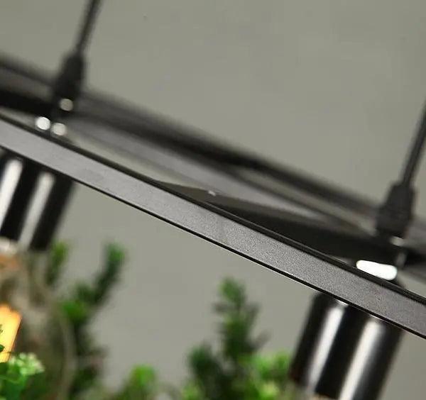 Dusk Ridge - Iron Garden Planter Light Chandelier