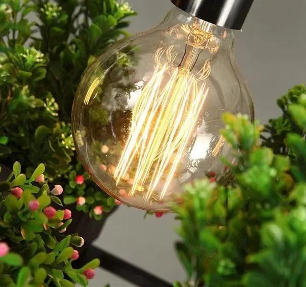 Dusk Ridge - Iron Garden Planter Light Chandelier