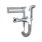 Sand Moor - Modern Kitchen Pot Filler Faucet Kitchen Faucet with Sprayer