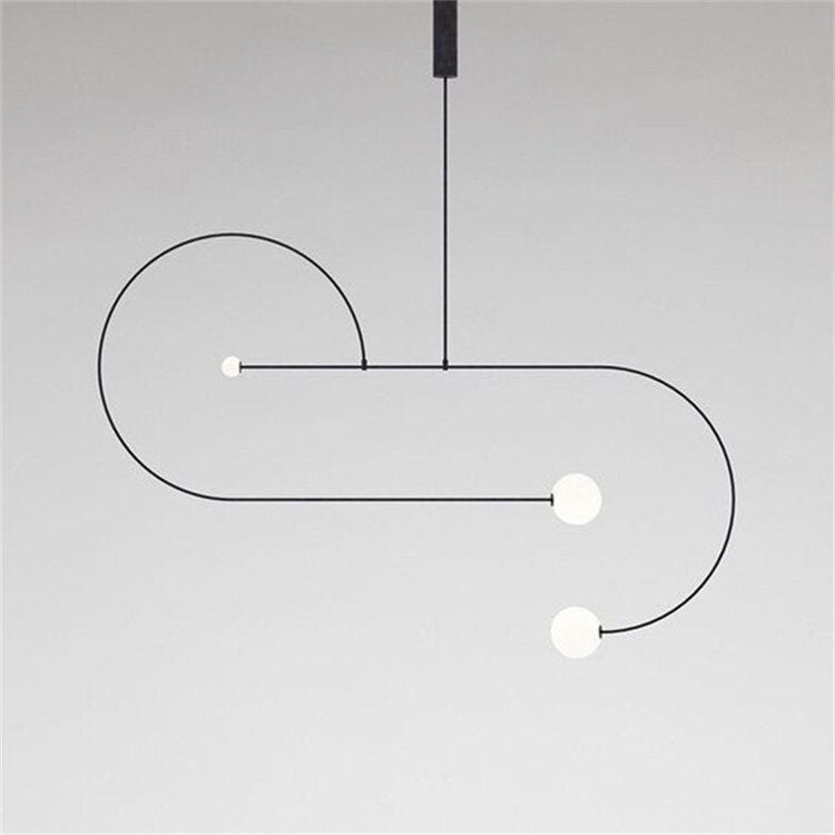 Raven Vessel Minimalist Bedroom Bedside Led Chandelier Light