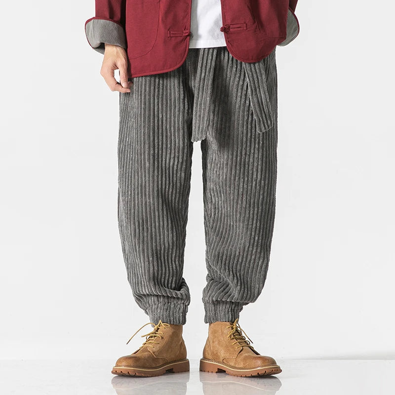 Ignazio Lambswool Fleece Joggers – Drawstring-Waist Elastic-Cuff Relaxed-Fit Trousers