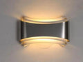 Midnight Slate - Curved Modern Wall Sconce with LED