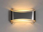 Midnight Slate - Curved Modern Wall Sconce with LED