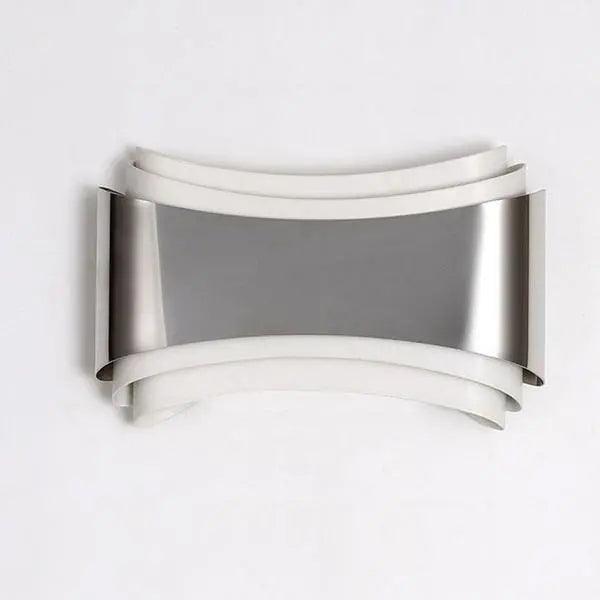 Midnight Slate - Curved Modern Wall Sconce with LED