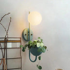 Birch Harbour Compass - Nordic Planter Light Sconce