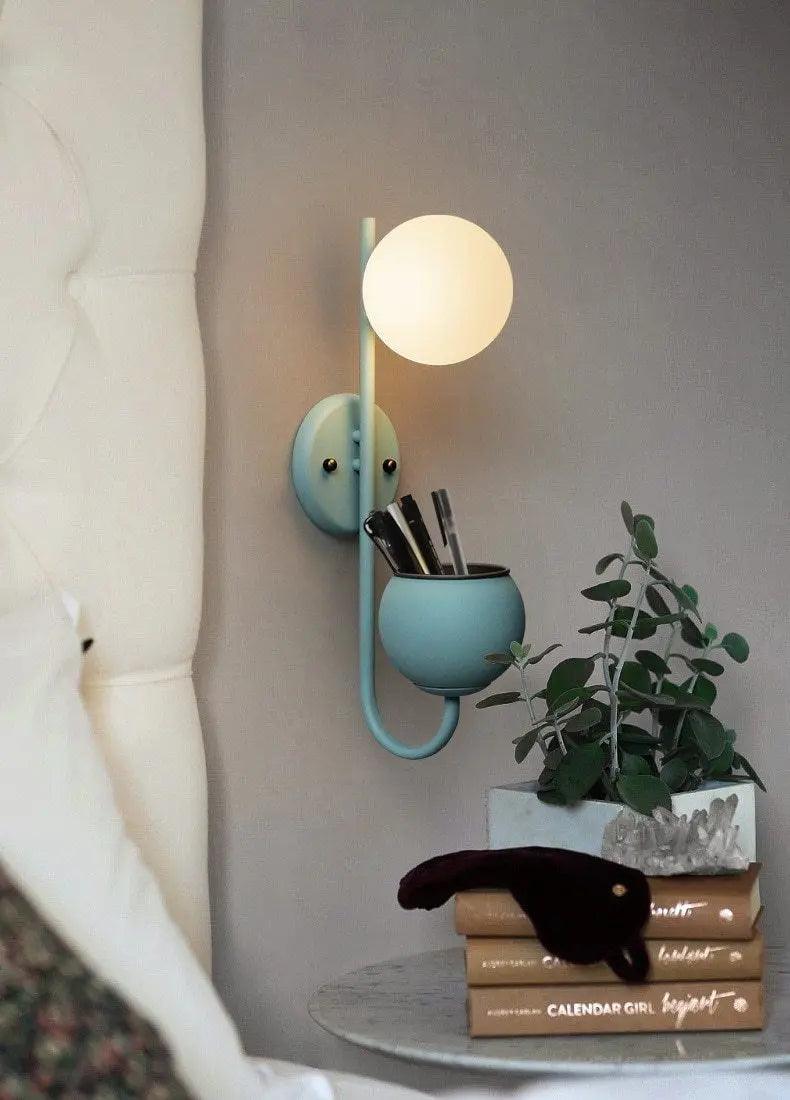 Birch Harbour Compass - Nordic Planter Light Sconce