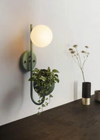 Birch Harbour Compass - Nordic Planter Light Sconce