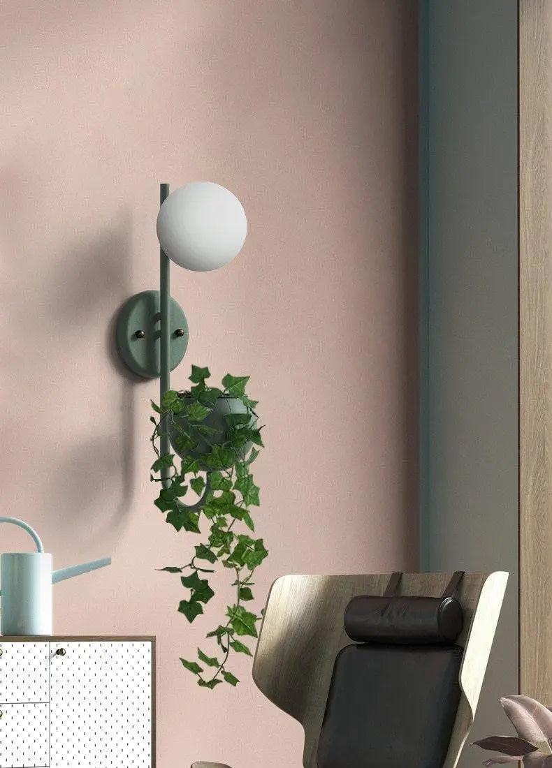 Birch Harbour Compass - Nordic Planter Light Sconce