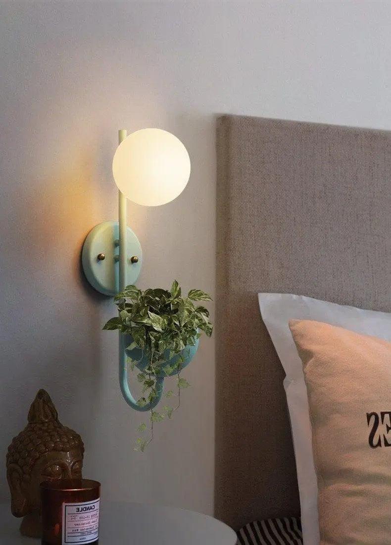 Birch Harbour Compass - Nordic Planter Light Sconce
