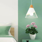 Hearth Halo - Nordic Wood Hanging Lights For Bedroom