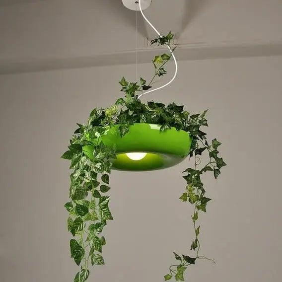 Summer Crescent Spruce - Nordic Pendant Planter Light