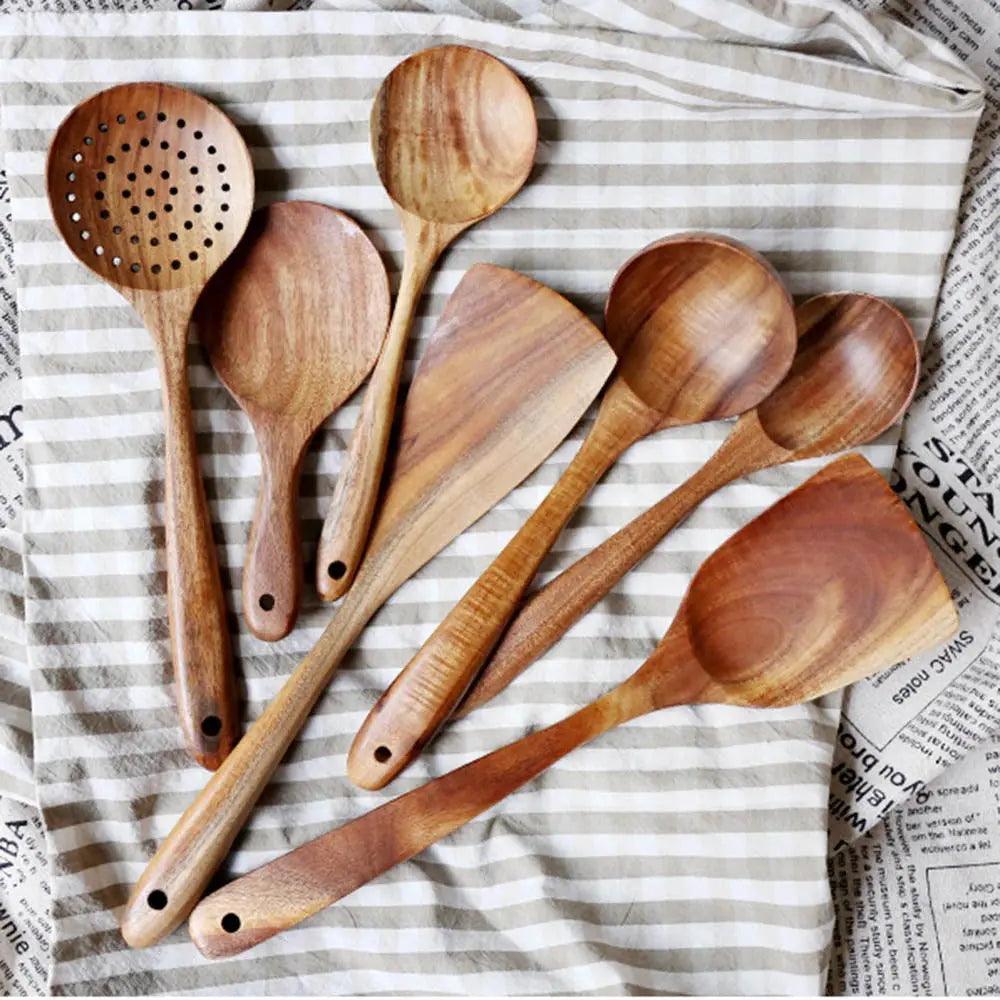Sage Seabird - Bamboo Serving Set