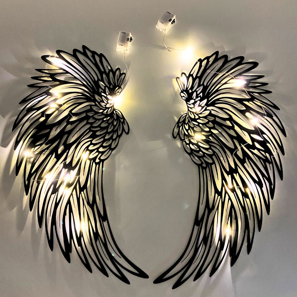 Vega - Angel Wings Wall Art (With LED Lights)