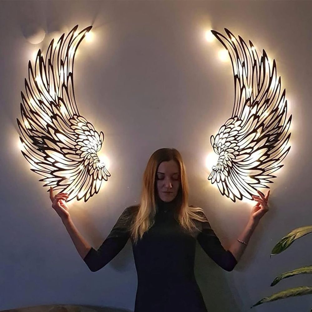 Vega - Angel Wings Wall Art (With LED Lights)