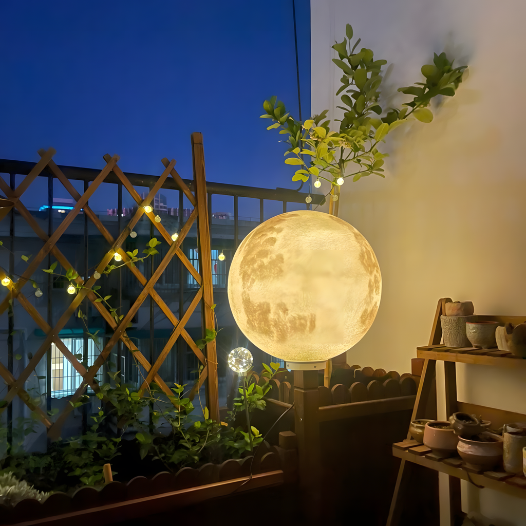 Haven - LED Moon Indoor & Outdoor Floor Lamp