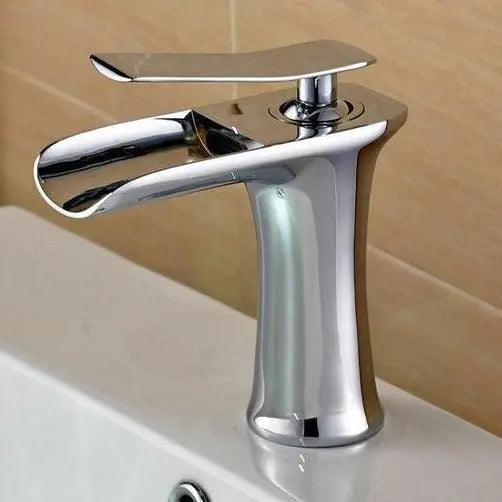 Meadow Pearl - Single Handle Gold Bathroom Faucet